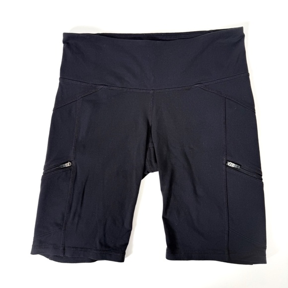 🖤 Athleta Black Bike Shorts – Size Small – Zipper Pockets – Retail: $75 - Picture 11 of 11